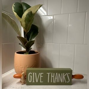 Thanksgiving Decor • Table Decor • Give Thanks • Fall Decor